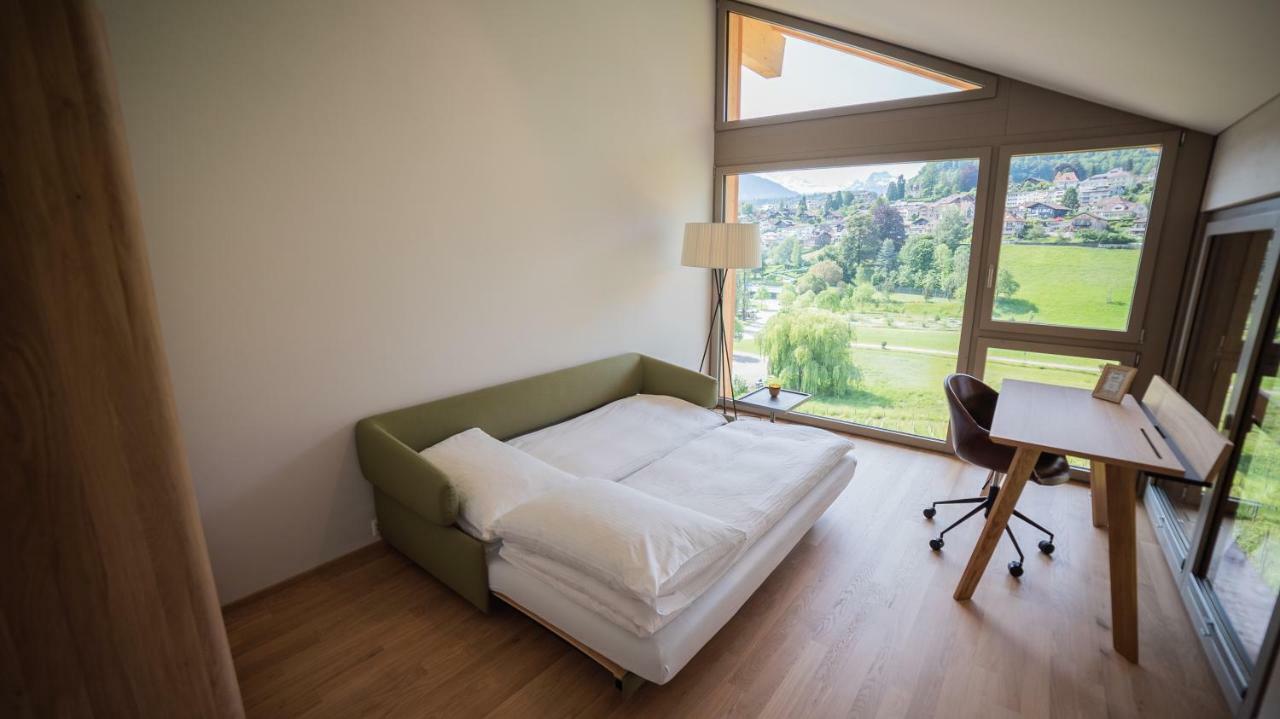 Seaside-Lodge, Top Apartment Spiez Eksteriør bilde