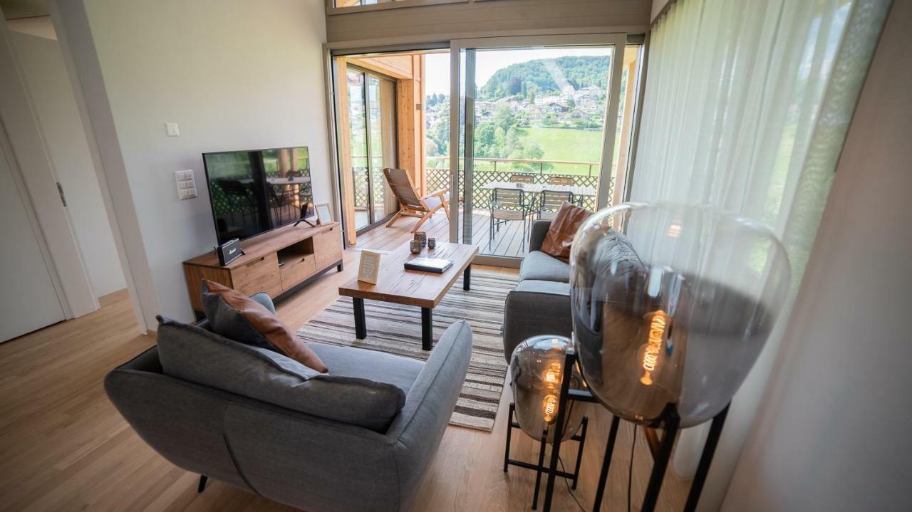 Seaside-Lodge, Top Apartment Spiez Eksteriør bilde
